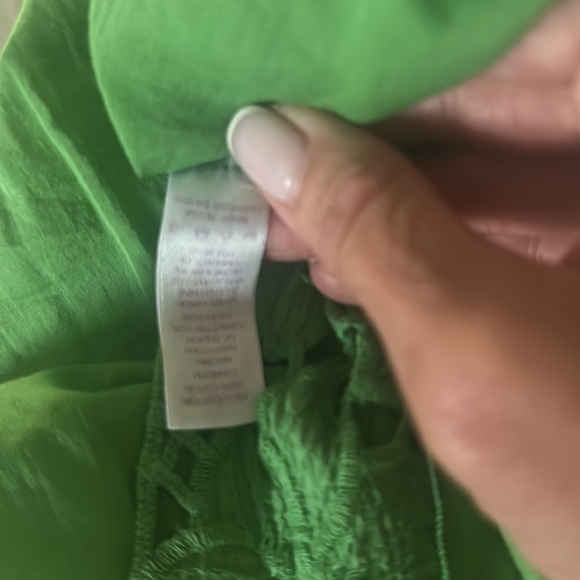 VELVET green, sleeveless dress. Size Large. - Picture 9 of 9